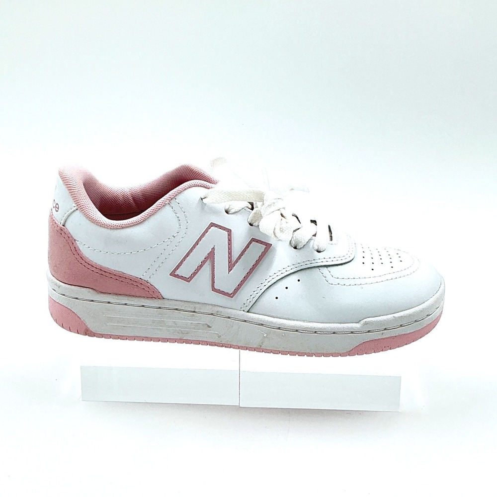 New Balance Size 4.5 Sneakers White Pink NEW BB80 Court $65